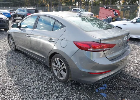 2017 Hyundai Elantra Limited from USA, damaged, VIN KMHD84LFXHU284397